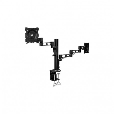 "Logilink Monitorhalterung 2-fach, 13-26"", Aluminium"