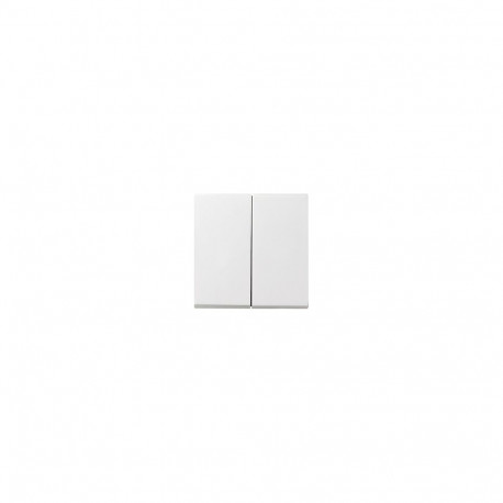 "GIRA 029503 Wippe 2fach System 55 Reinwei glnzend"