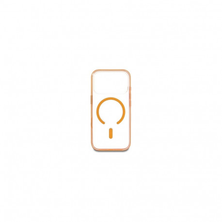 "Schutzhülle für iPhone 17 Pro kompatibel mit MagSafe transparent-orange"