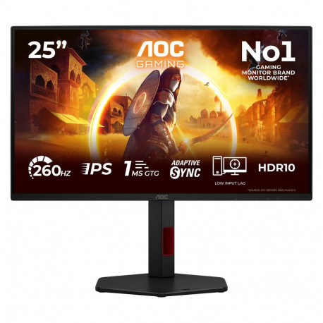 AOC monitor 25G4ZR 62,2 cm (24.5") 1920 x 1080 pikslit 16:9 Full HD Fast IPS 1 ms 260 Hz HDR Display