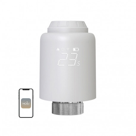 MOES ZTRV-PJ-601-MS Smart Thermostatic Head