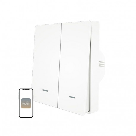 MOES ZS-B-EU2 ZigBee 2-Channel Light Switch
