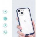 Hurtel kaitseümbris Hybrid Armor Clear 3in1 Apple iPhone 13 mini, läbipaistev/sinine
