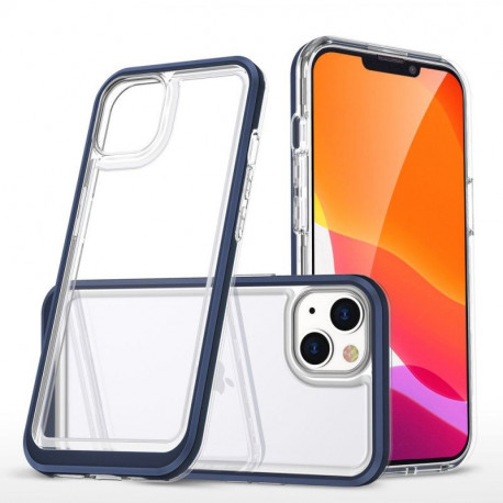 Hurtel kaitseümbris Hybrid Armor Clear 3in1 Apple iPhone 13 mini, läbipaistev/sinine