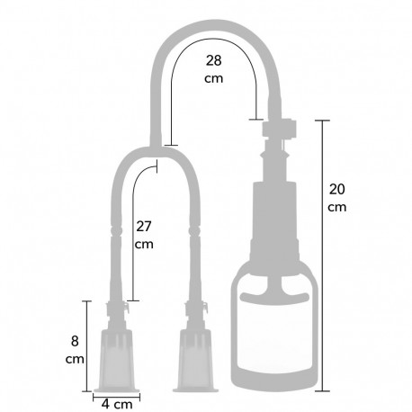 Vaakumpump nibude stimuleerimiseks M/L