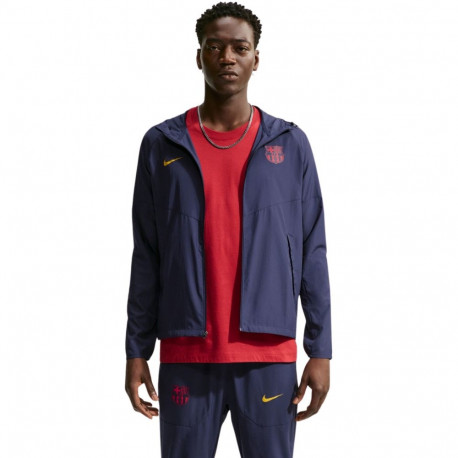 Nike meeste jope FC Barcelona City Side IO3430 498 2XL, tumesinine