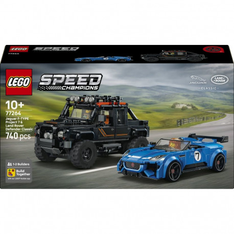 LEGO - Speed Champions - Jaguar Project 7 & Land Rover Defender (77264) (5702018068434)