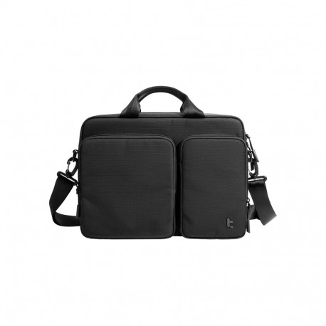 Laptop Shoulder Bag - Tomtoc Navigator-A33 for 16" Laptops, Padded Compartment, Black