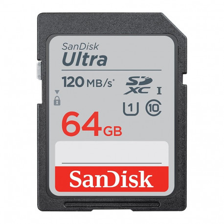 SANDISK Ultra 64GB SDXC Memory Card 100MB/s