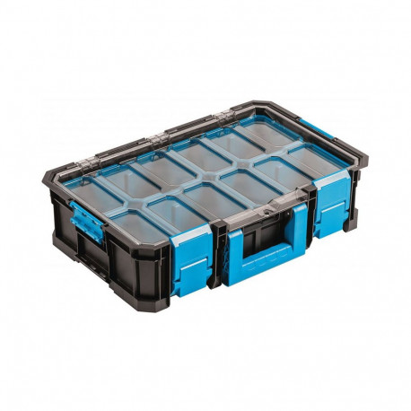Hogert Tool Box HT7G503, 20kg, 134mm, 8 removable cups, ABS fasteners, handle