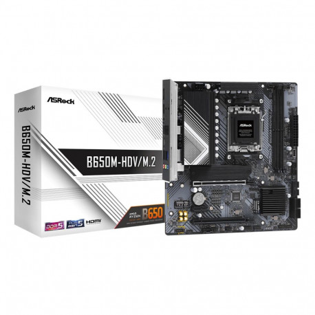 Mainboard|ASROCK|AMD B650|SAM5|Micro-ATX|Memory DDR5|Memory slots 2|1xPCI-Express 4.0 1x|2xPCI-Expre