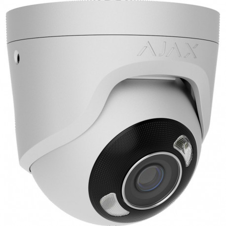 Ajax kaamera HL – metallist kuppelkaamera TurretCam (5 Mp/4 mm) (8EU), valge