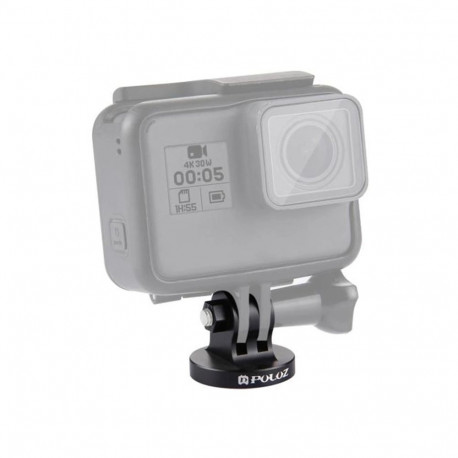 Puluz Mount with 1/4" CNC Thread for Action Cameras (Black)
