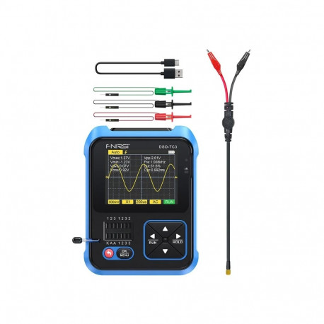 FNIRSI DSO-TC3 SigGen 3-in-1 Transistor Tester Handheld Digital Oscilloscope