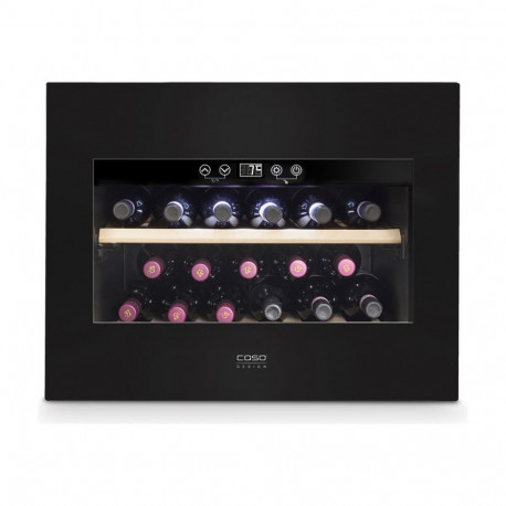 Caso | Wine Cooler | WineDeluxe E 18 | Energy efficiency class G | Built-in | Bottles capacity 18 bo