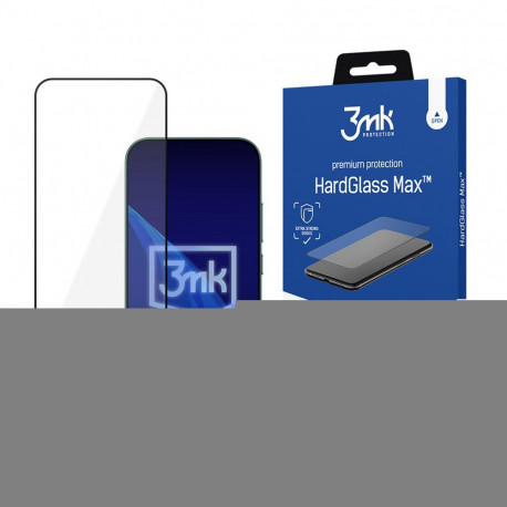 3mk HardGlass Max Black tempered glass for Xiaomi 17/17 Pro
