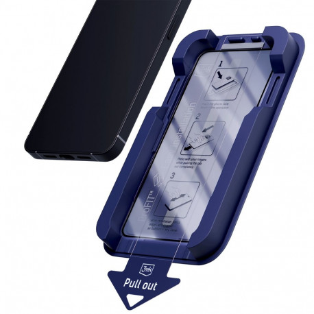 3mk Hardglass Max Privacy Tempered Glass with Applicator for iPhone 18 Pro Max