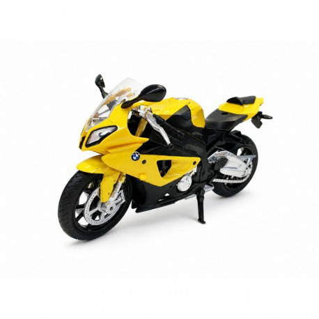 Motocykl msz 1/12 bmw s1000 rr żółty