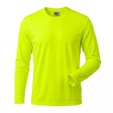HW Wild pikkade varrukatega särk Hi-Vis kollane 2XL