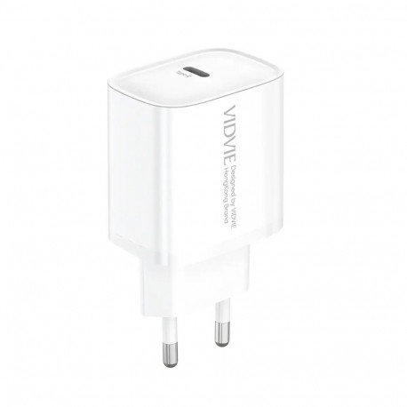 VIDVIE PLE271 USB-C PD 33W võrgulaadija, valge