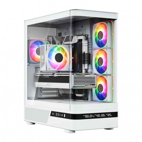 MODECOM Volcano AQ200 ARGB Midi, valge