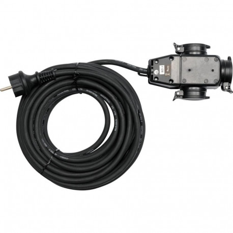 Yato pikendusjuhe YT-81162 20m 3 pistikupesaga sise- ja välistingimustesse, must