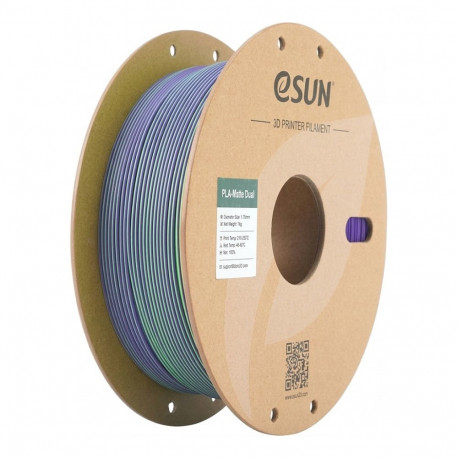 "PLA MATTE DUAL 1,75mm GREEN PURPLE 1kg"