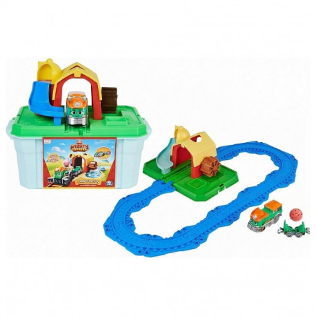 "Spinmaster Mighty Express Farmbahnhof Spielset mit Farm-Frieda"