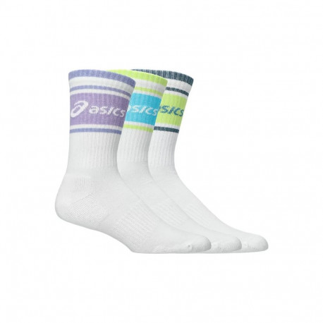 Sokid Asics 3 PACK LOGO CREW SOCK valge - 39/42