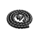 Cable organizer cover tube 5m black