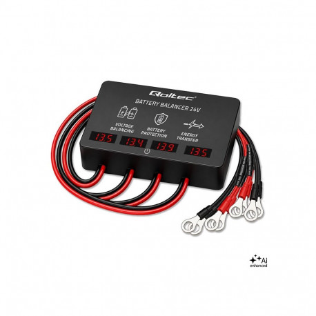 Pingetasakaalustaja 48V akudele 4x12V 10A LED