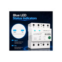 Three phase 63A relay for DIN rail 3P+N Timer
