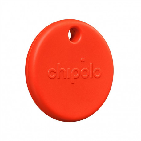 Chipolo POP – Bluetooth Tracker with Replaceable Battery for iOS & Android, Red
