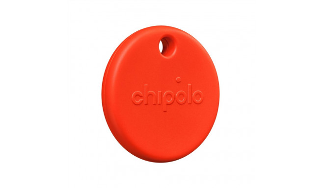 Chipolo POP – Bluetooth Tracker with Replaceable Battery for iOS & Android, Red