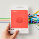 Chipolo POP – Bluetooth Tracker with Replaceable Battery for iOS & Android, Red