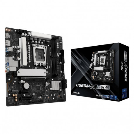 MainboardASROCKIntel B860LGA 1851 (Socket V1)micro ATXRAM DDR5-SDRAM2xSlots1xNumber of M.2 (M) slots