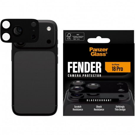 Kaamera kaitseklaas PanzerGlass iPhone 18 Pro Fender Black Currant