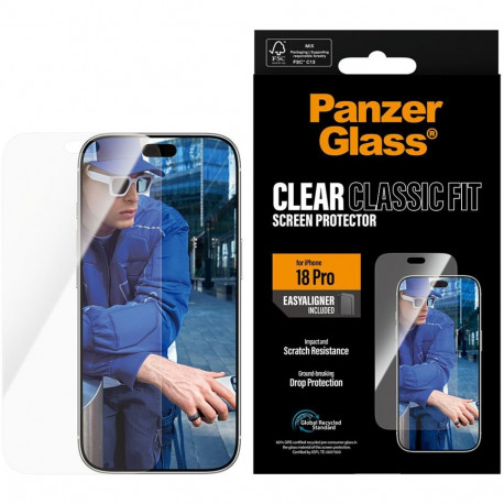 Kaitseklaas PanzerGlass iPhone 18 Pro Classic EasyAligner