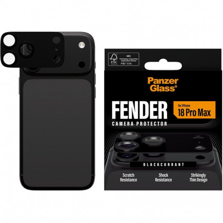 Kaamera kaitseklaas PanzerGlass iPhone 18 Pro Max Fender Black Currant
