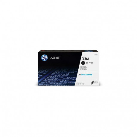 HP 26A Black Original LaserJet Toner Cartridge