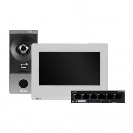 BCS videointercom-süsteem BCS-P-VIS02 2 MP 17.8cm (7"), valge
