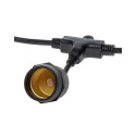 OUTDOOR STRING LIGHTS 10M E27 IP44