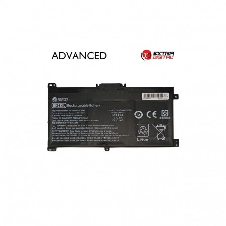 Notebook Battery HP BK03XL, 3400mAh, Extra Digital Advanced
