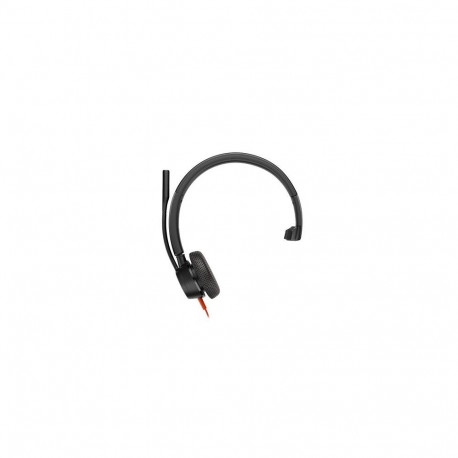 HP Poly Blackwire 3315 Monaural Microsoft Teams Certified USB-C Headset +3.5mm Plug +USB-C/A Adapter