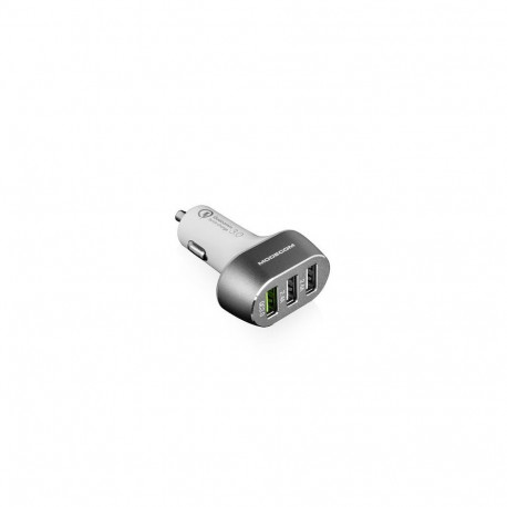 Modecom MC-CU3-05 Digital camera, Headphones, Headset, Smartphone, Tablet Silver, White Cigar lighte