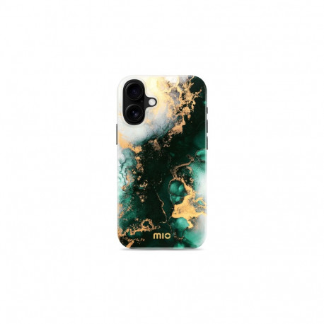Phone Case - MIO Green Marble MagSafe Compatible For iPhone 16 Plus, Double-Layered, Impact Protecti