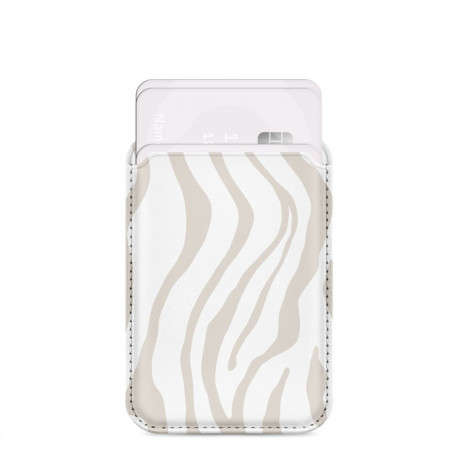 Phone Card Holder - MIO Sandy Zebra MagSafe Card Holder, Light Brown