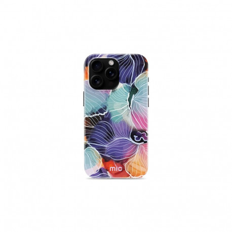 Phone Case - MIO Flowers MagSafe Compatible For iPhone 16 Pro Max, Purple