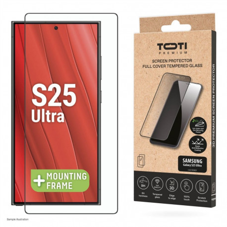 Phone Screen Protector - Toti Premium Tempered Glass Full Cover for Samsung Galaxy S25 Ultra