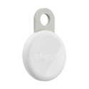 Bluetooth Tracker - Chipolo LOOP, Rechargeable, Loud Ring, White